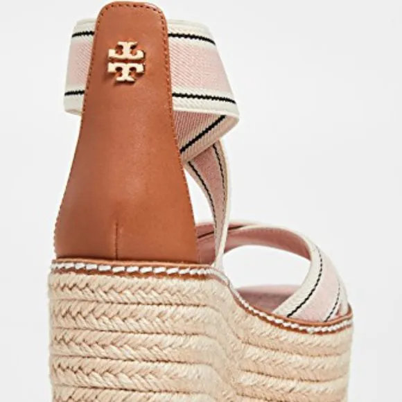 NEW Frieda Mid-heels Espadrilles Sandals In Blush size 6