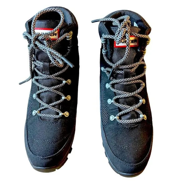 NEW HUNTER EXPLORER INSULATED LACE-UP COMMANDO ANKLE BOOTS SIZE 9.5