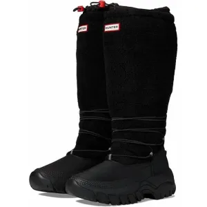 NEW HUNTER women's wanderer sherpa snow boot in black