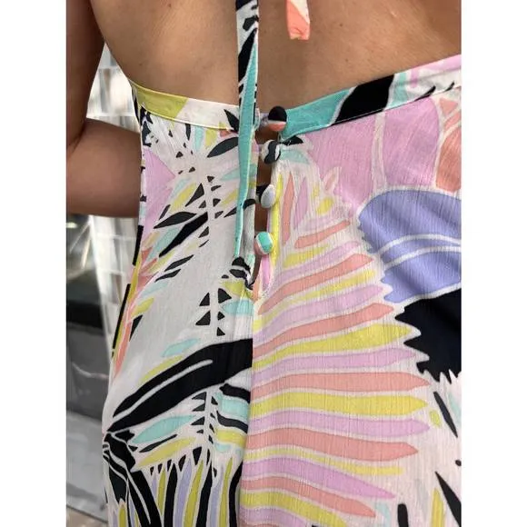 NEW INDAH rhea halter maxi dress in cancun