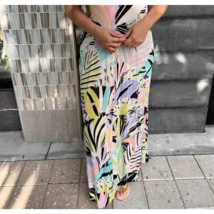 NEW INDAH rhea halter maxi dress in cancun