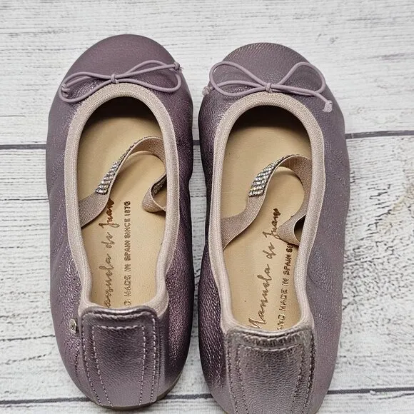 New!!! Mannela de Juan Ballet Flats‎  Size US 9/EU 25