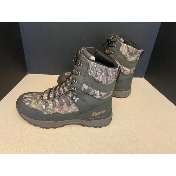 NEW! MENS DANNER VITAL 8&quot; MOSSY OAK BREAK UP 400G INSULATED  BOOTS. SIZE 13EE.