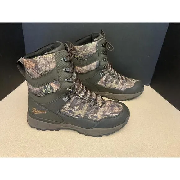 NEW! MENS DANNER VITAL 8&quot; MOSSY OAK BREAK UP 400G INSULATED  BOOTS. SIZE 13EE.