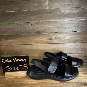 New NIB Womens Cole‎ Haan Zerogrand Meritt Leather Strappy Sandals Size 7.5 B