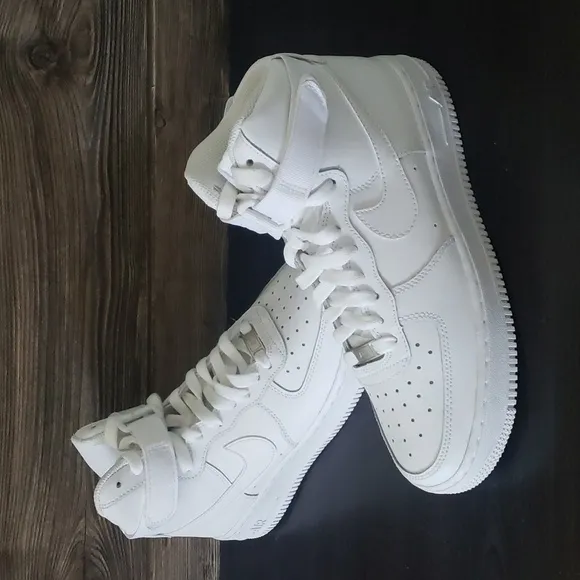 New Nike Air Force 1 High Top White AF1 Sneakers