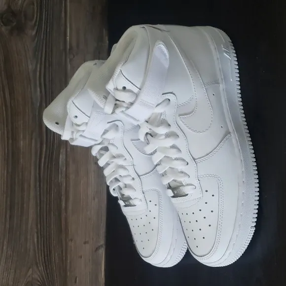 New Nike Air Force 1 High Top White AF1 Sneakers