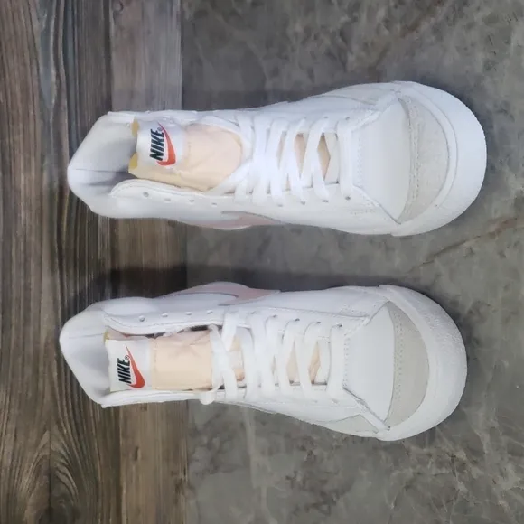 New Nike Blazer Mid 77 White High Top Sneakers