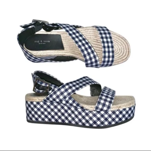 NEW Rag &amp; Bone Megan Platform Sandals size 38