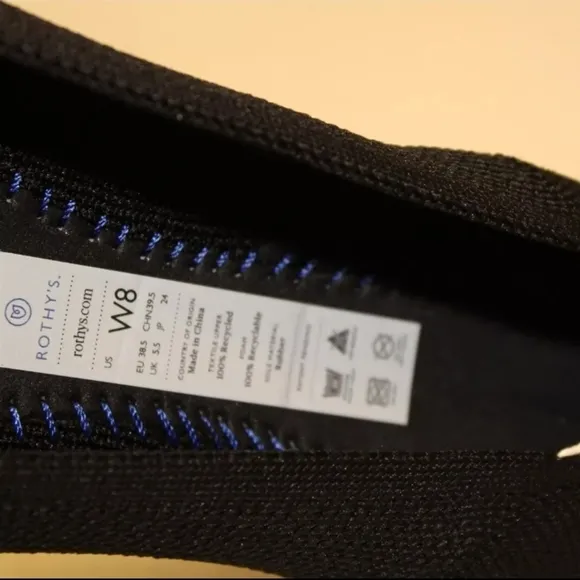 NEW Rothy's Flats Recycled Textile The Point Ballet Comfort Shoes