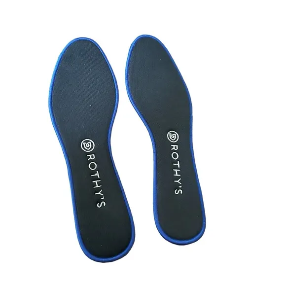 NEW Rothy's Navy Blue The Round Toe Retired White Halo Ballet Flats size 11