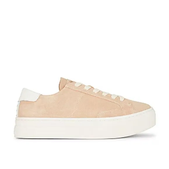 new SOLUDOS Suede Ibiza Platform Sneakers Sand for women 126mn