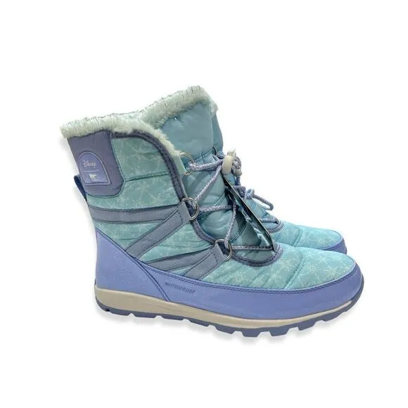 New Sorel boots Whitney youth 7 girls blue purple silver