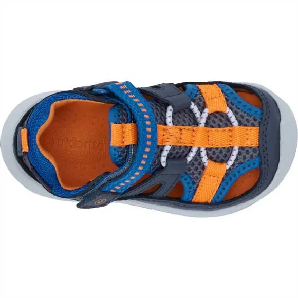 NEW STRIDE RITE kids wade sandal in grey multi