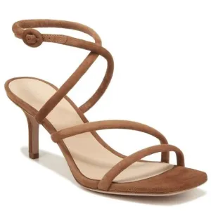 NEW VERONICA BEARD BROWN SUEDE STRAPPY SANDALS