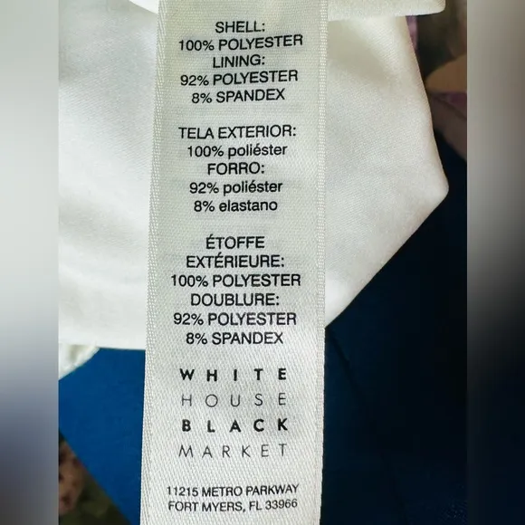 NEW! White House Black Market Burst Halter Neck Shift Dress