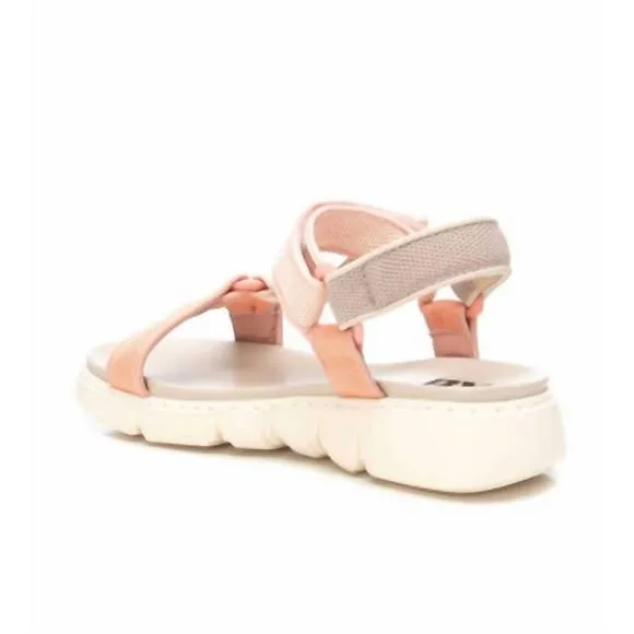 NEW XTI women's flat sandals in nude