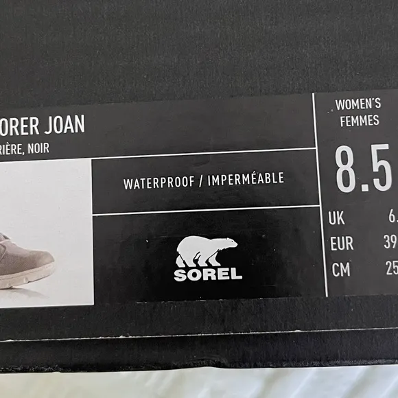 NIB Sorel Women’s Explorer Gray Joan Boots 8.5