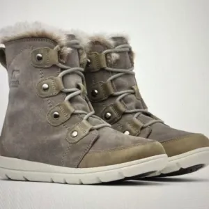 NIB Sorel Women’s Explorer Gray Joan Boots 8.5