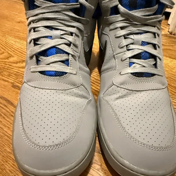 Nike Air Buroughs, Blue Plaid sz 11.5