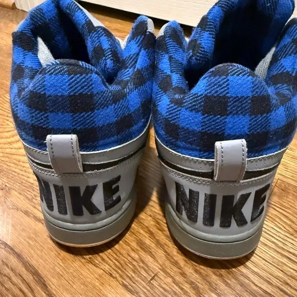 Nike Air Buroughs, Blue Plaid sz 11.5