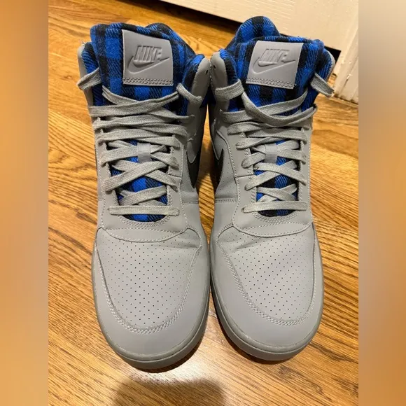Nike Air Buroughs, Blue Plaid sz 11.5