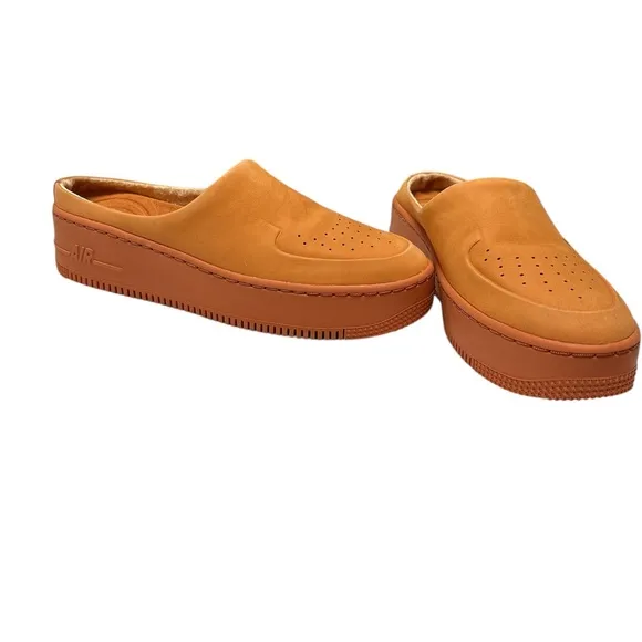 Nike Air Force 1 Lover XX Cinder Orange Mule Slip on Platform Women’s Sz 9