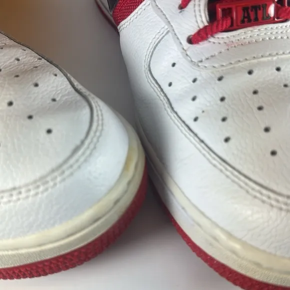 Nike Air Force 1 LV8 High Atlanta Red Black Men’s Size 10.5 High-Top Sneakers