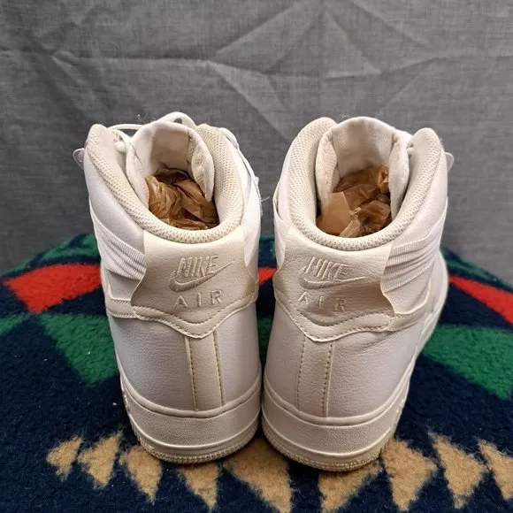 Nike Air Force 1 Size 9.5 Men’s High Top White 315121-115 Sneakers