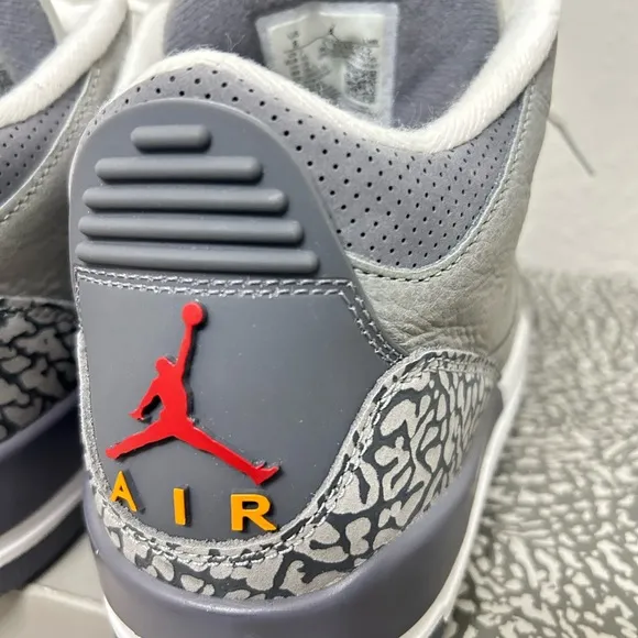 NIKE Air Jordan 3 Retro Cool Grey Sneakers 8