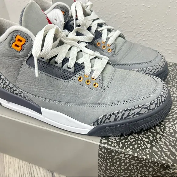 NIKE Air Jordan 3 Retro Cool Grey Sneakers 8