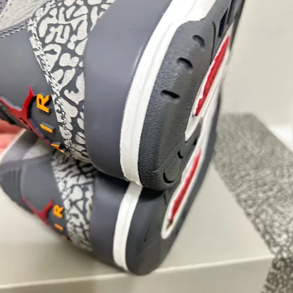 NIKE Air Jordan 3 Retro Cool Grey Sneakers 8