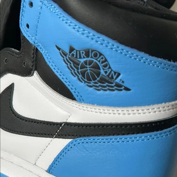 Nike Air Jordan High Top Sneakers - Blue and Black