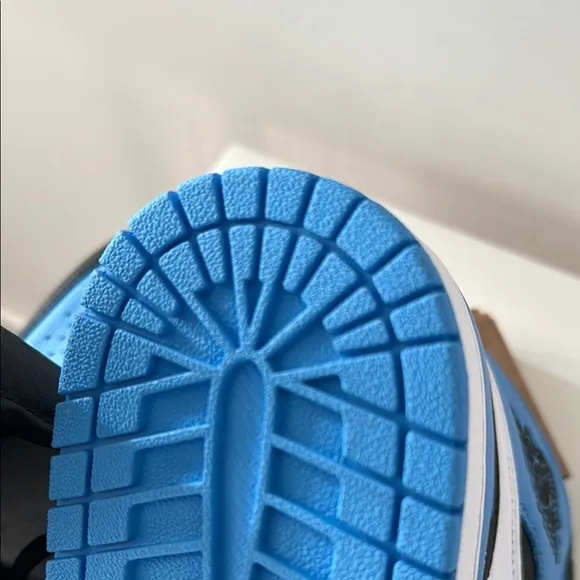 Nike Air Jordan High Top Sneakers - Blue and Black