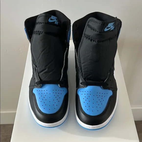 Nike Air Jordan High Top Sneakers - Blue and Black
