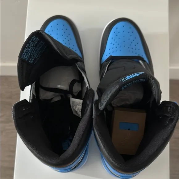 Nike Air Jordan High Top Sneakers - Blue and Black