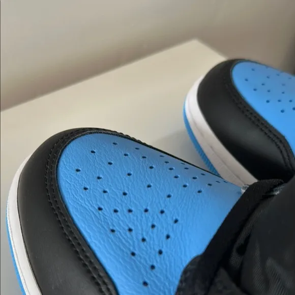 Nike Air Jordan High Top Sneakers - Blue and Black