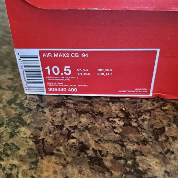 Nike air max max2 cb 94’ EUC 10.5 Gray and White High-Top Sneakers