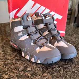 Nike air max max2 cb 94’ EUC 10.5 Gray and White High-Top Sneakers