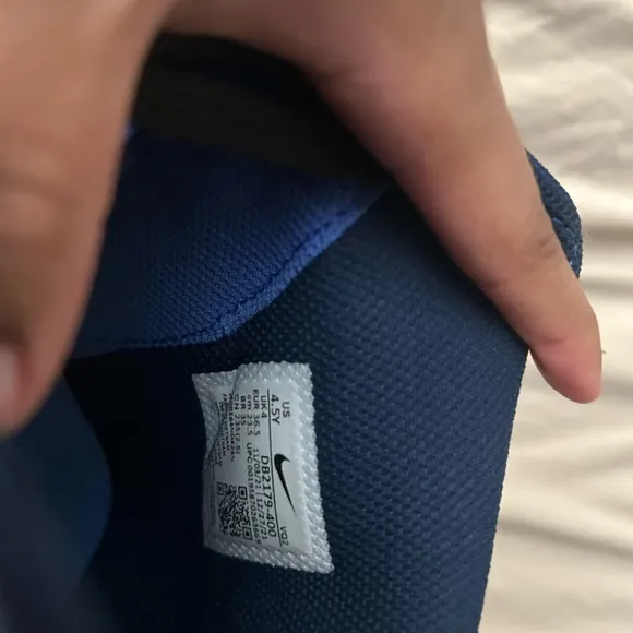Nike Blue and Black High-Top Sneakers