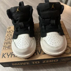 Nike Jordan Black and White Classic High-Top Sneakers