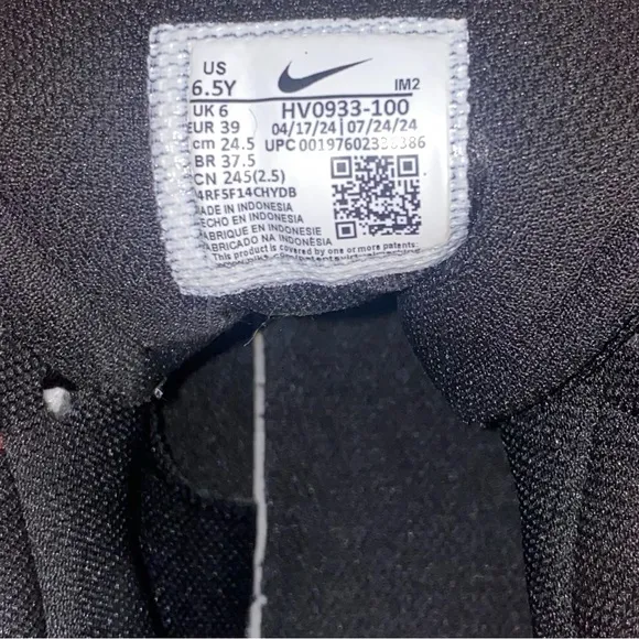 Nike Pink and Black High-Top Sneakers