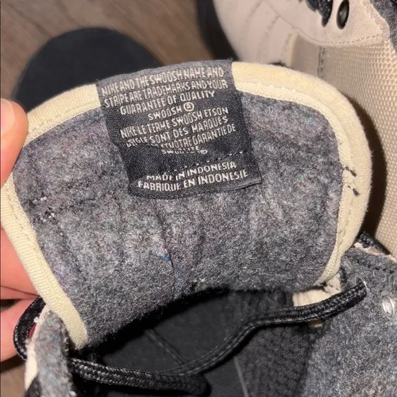 Nike SB Zoom Blazer High-Top Sneakers in Black and Cream