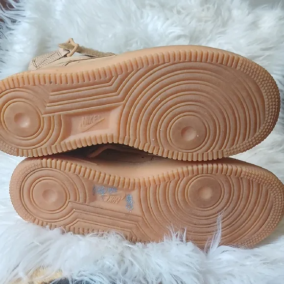 Nike Tan High-Top Sneakers