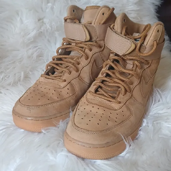 Nike Tan High-Top Sneakers