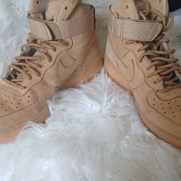Nike Tan High-Top Sneakers