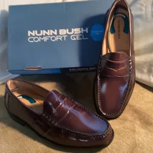 NUNN BUSH KENT CLASSIC MENS LEATHER LOAFERS