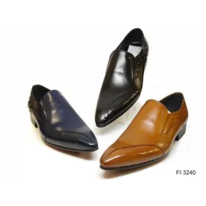 NWB Encore Fiesso GENUIN LEATHER Loafer DRESS SHOE FI3240 black