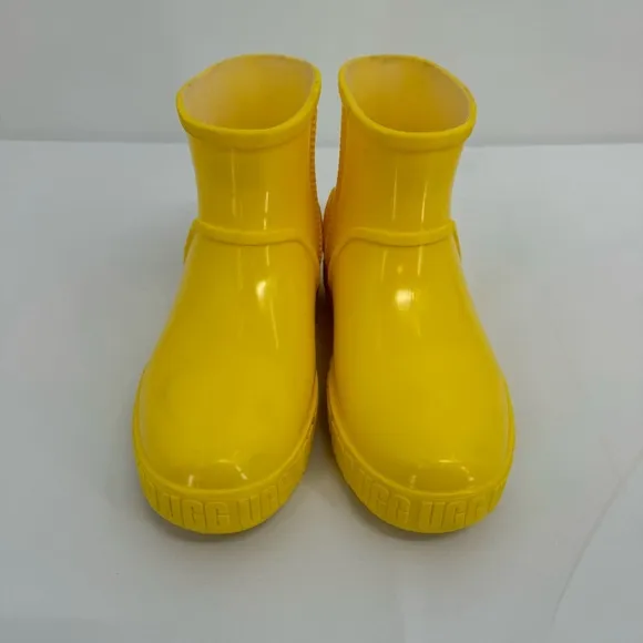 NWOB BIG KIDS CANARY YELLOW UGG DRIZLITA RAIN SNOW BOOTS 1130361K Size 5