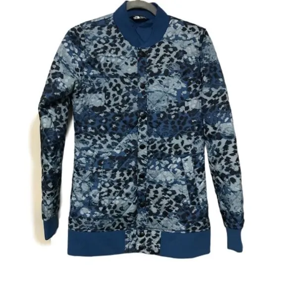 NWOT $149 The North Face | Anna | Blue Ombre Leopard Jacket Slightly Oversized
